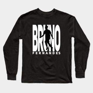 Bruno Fernandes silhouette Long Sleeve T-Shirt